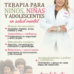 Atención psicológica para niños y adolescentes en Villavicencio. Acompañamiento en ansiedad, autoestima, conducta, adaptación escolar y conflictos familiares - Terapia presencial o virtual - Pilar Becerra